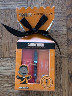 Profusion Cosmetics Peanuts Candy Rush Lip Oil Duo - Orange & Red